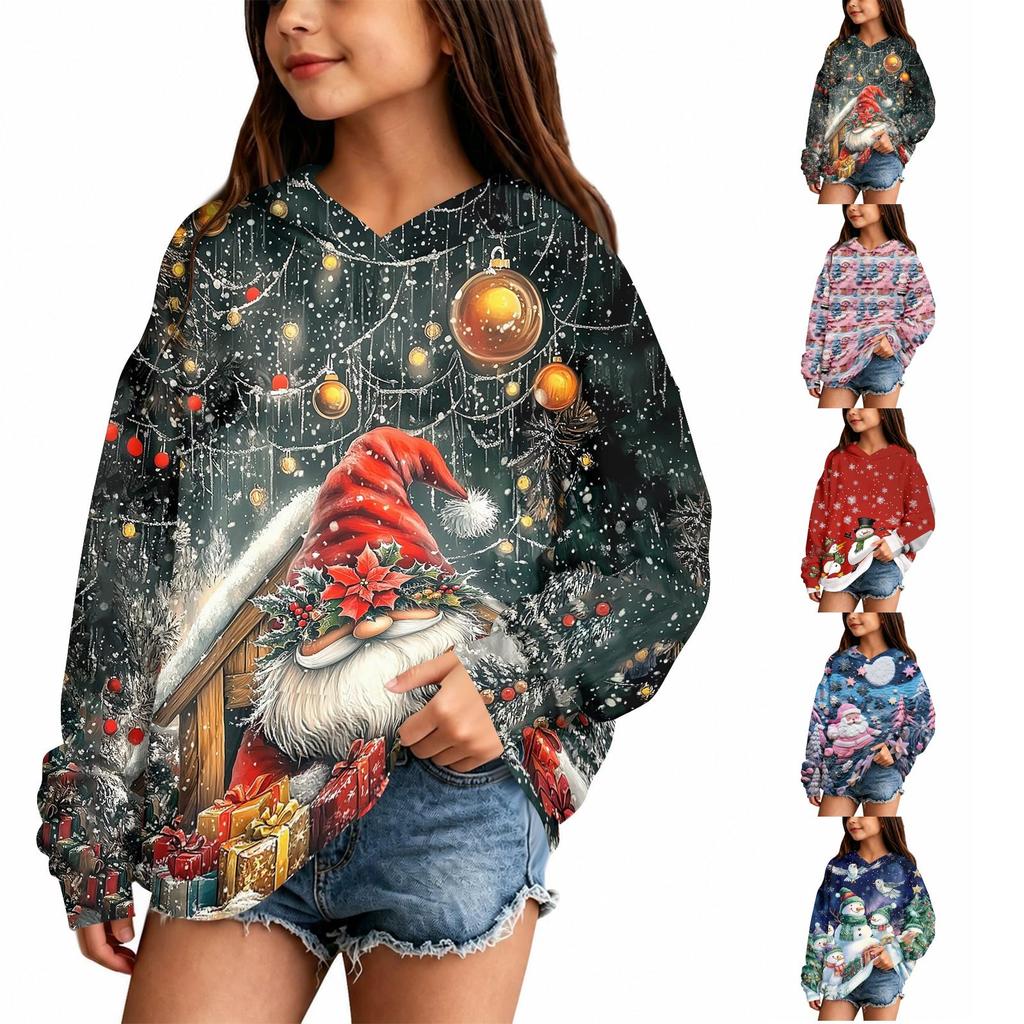Children's Christmas Printed Sweater