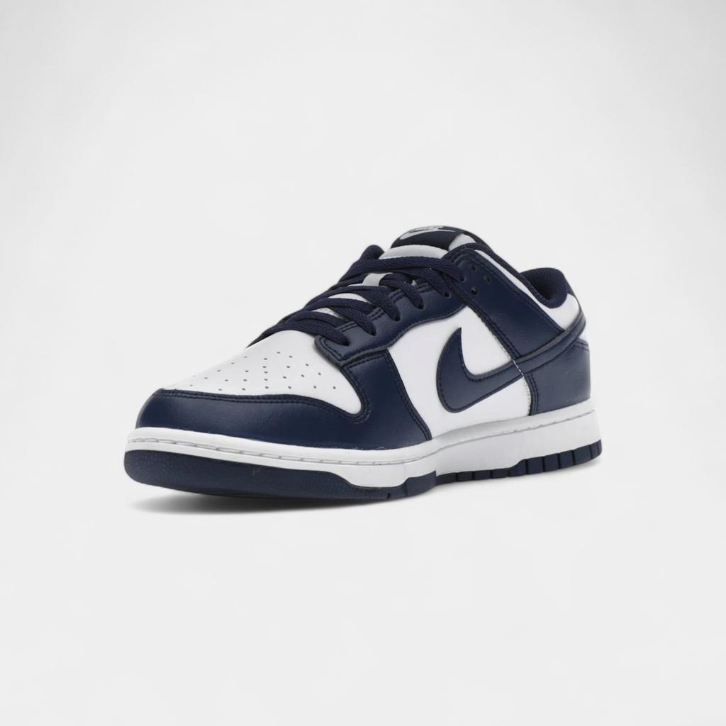 Nike Dunk Low White Midnight Navy