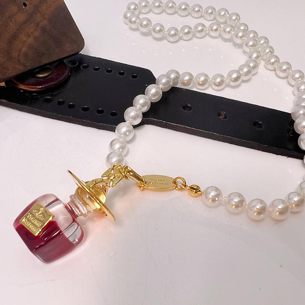 

Ожерелье на ключицу в стиле вдовствующей императрицы Цыси с жемчугом – долговечный блеск и бестселлер в Интернете вино красного