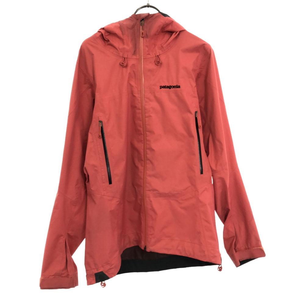 Patagonia GORE-TEX Logo Embroidery Hard Shell Jacket S Red Outdoors Women Used