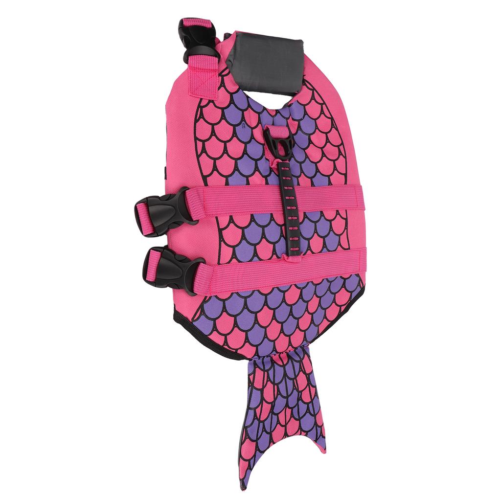 Dog Life Jacket Safety Adjustable Protective Pet Floatation Life Vest with Handle for Swimming and