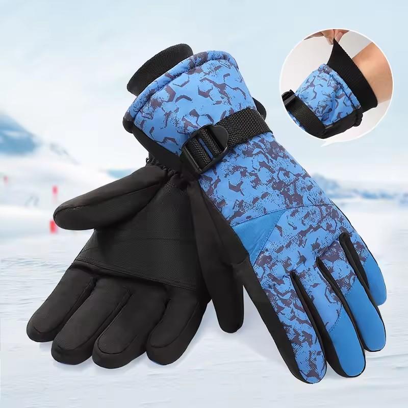 Windproof Custom Outdoor Snowing Winter Sports Keep Warm Thermal Ski Gloves