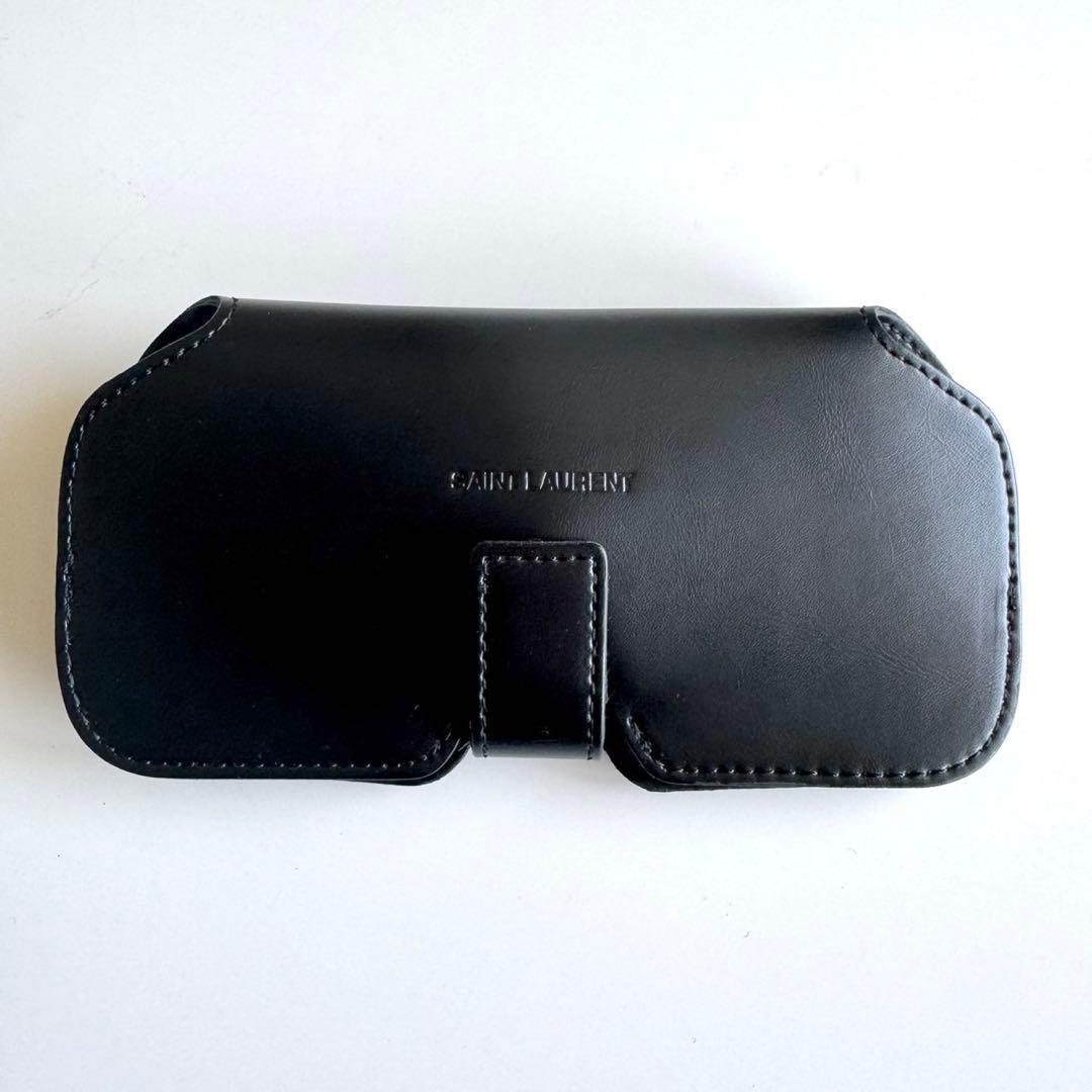 Used SAINTLAURENT Saint Laurent glasses case sunglasses black glasses glasses