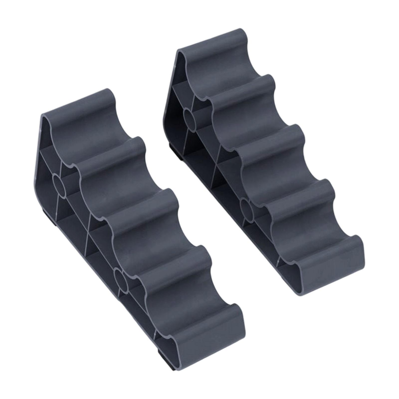 

Dumbbell Holder Rack Stand Space Saving Sturdy Plastic Compact Organizer for Home Fitness Equipment чёрный