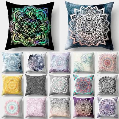 1 Mandala Chinese Decorative Pillow Polyester Bag Home Decoration Living Room Sofa Decorative Pillow 40508