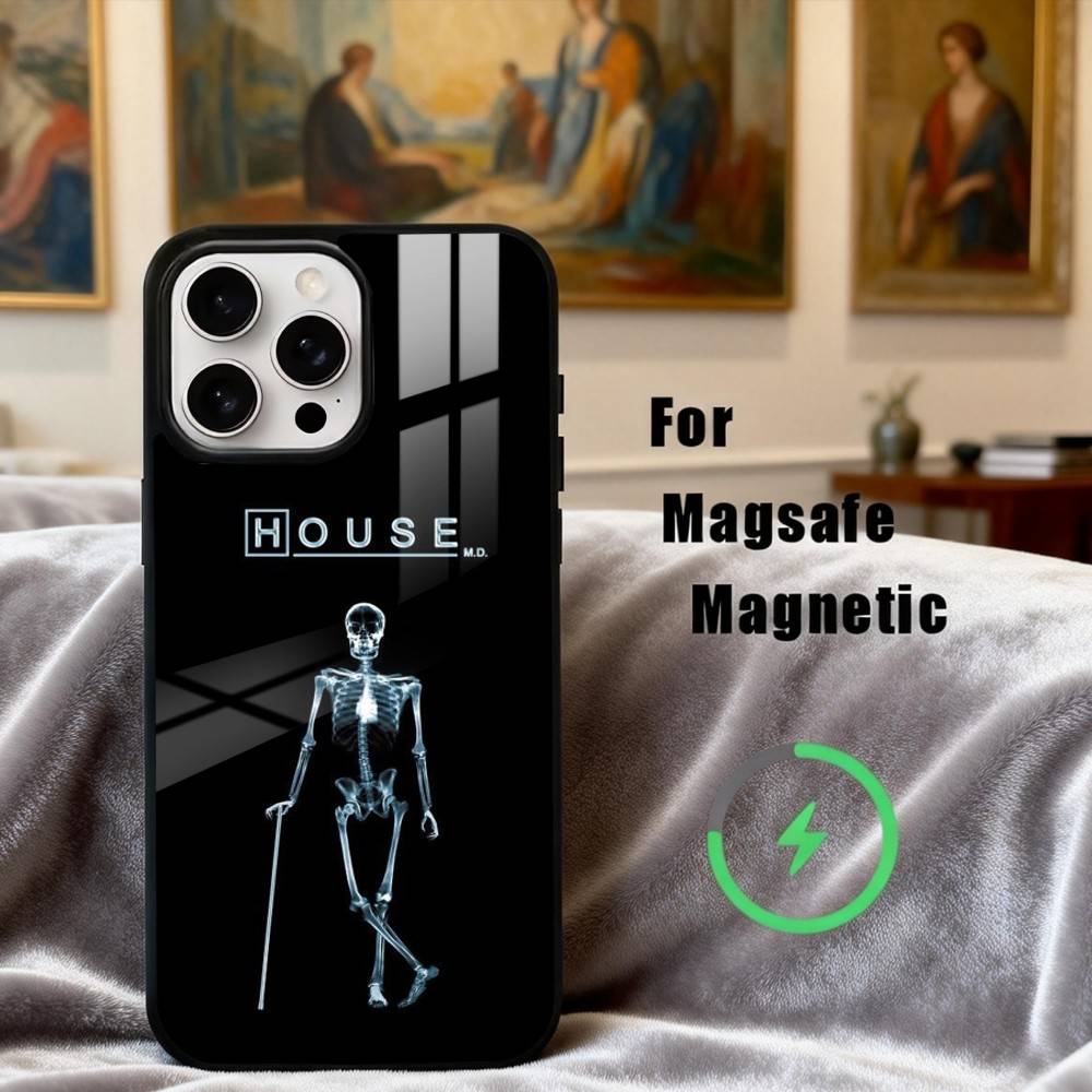 TV Drama D- Dr H-House-E Phone Case For iPhone17,16,15,14,13,12,11 Plus,Pro Max Magnetic For Magsafe Wireless Charging