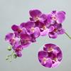Artificial Orchid Flowers Long Stemmed Realistic Phalaenopsis Orchids No Maintenance Velvet Petals Fake Flower Home Decor