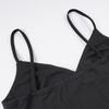 Women Summer V Neck Spaghetti Strap Floral Retro Print Slim Fit Camisole Top