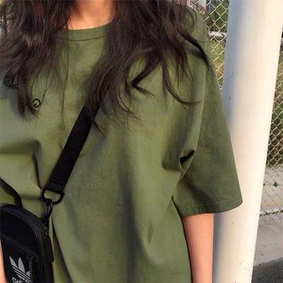 2025 Summer Korean Embroidered Loose Fit Short-Sleeve Women's T-Shirt