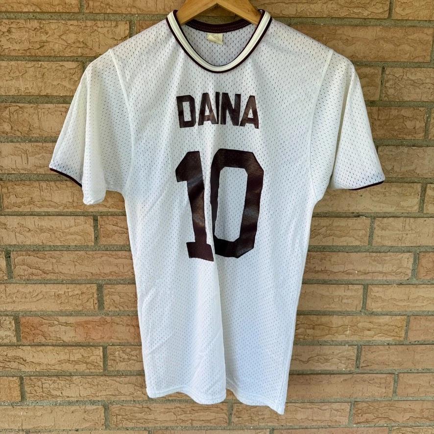 

60s Speedline Sports Mesh Jersey Kermit Volleyball Daina 10 ringer t-shirt tag S S