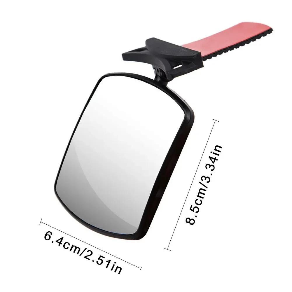Rotatable Car Back Seat Auxiliary Mirror Baby Monitor Rearview Mirror Adjustable Interior Safety View Mirror Universal Auto Rear Seat Observation Mirr