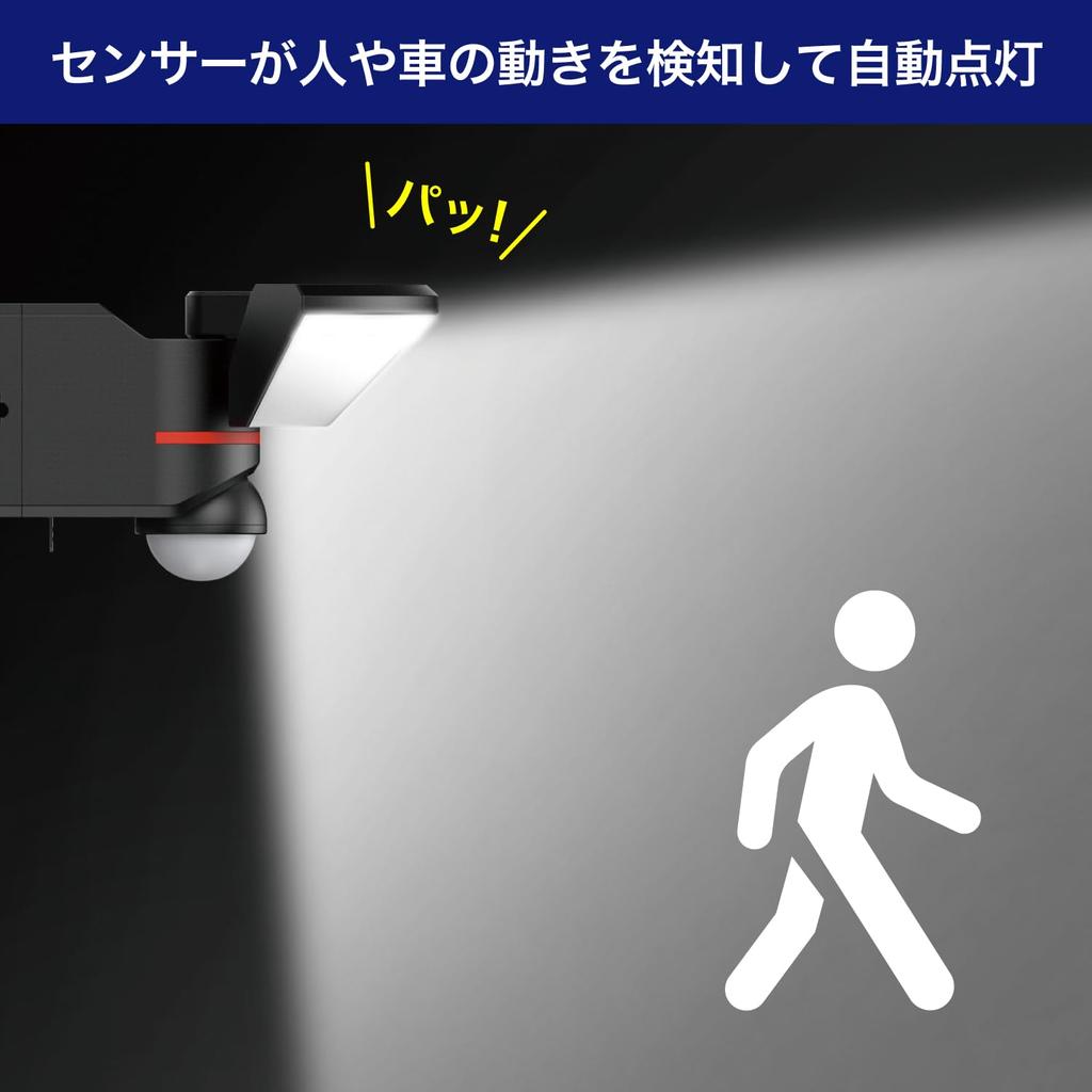 ELPA Sensor 1 Kriminalitetsforebyggende Sikkerhet Fjernkontroll Rød Advarsel Menneske 1000 Lys, Lys, Forebygging, Sikkerhet, Varer, Drift, Lys, Sensor,