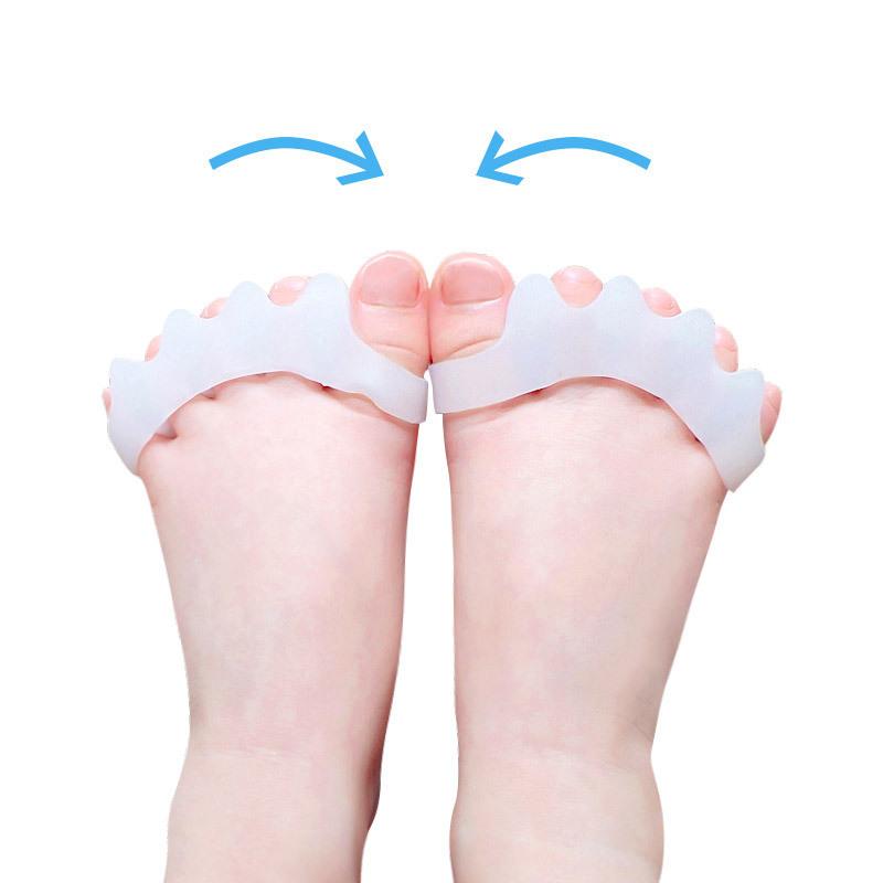 Male and Female Toe Valgus Braces Adult Separators Five Toes Separated, Children's Overlapping Toes Care Pinch Feet