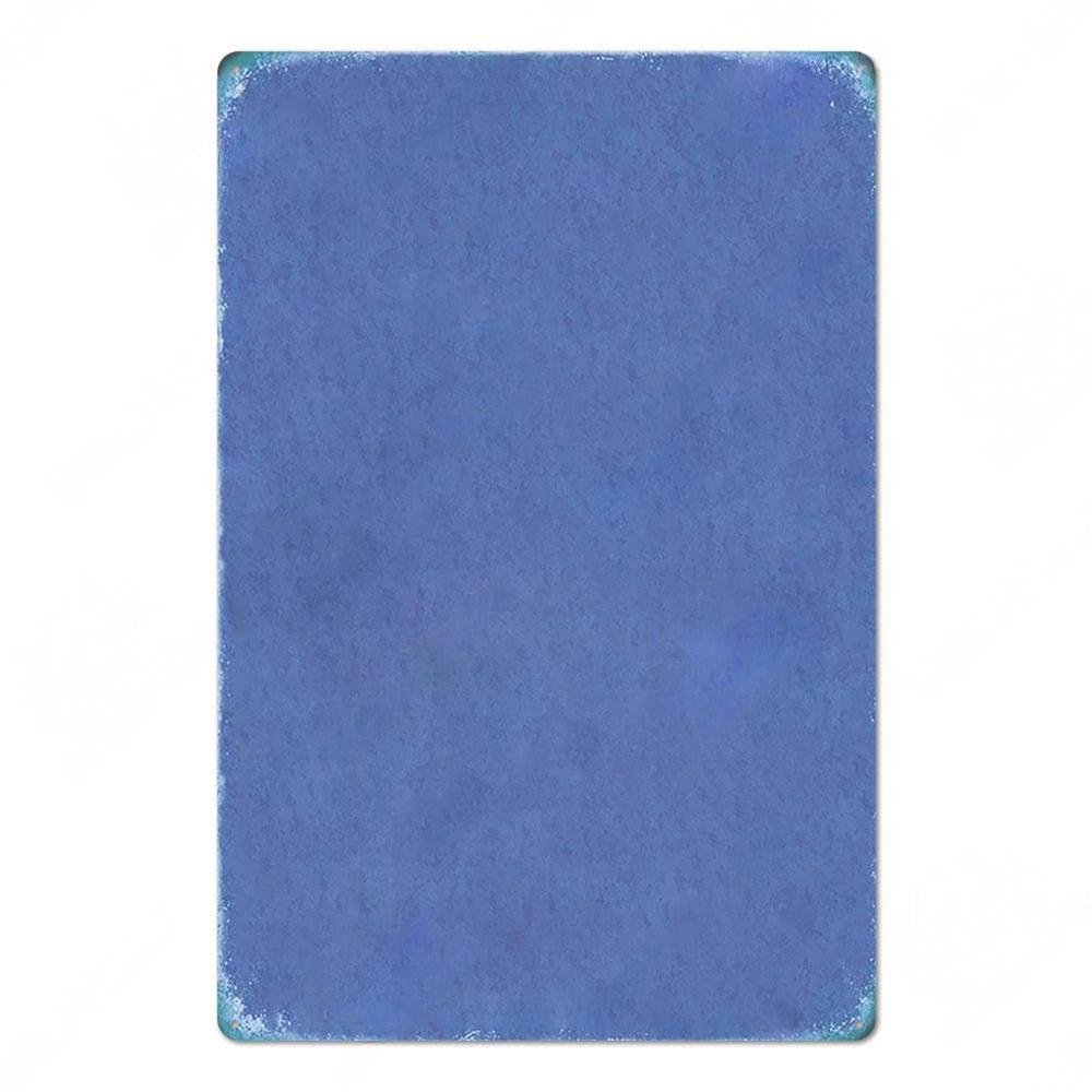 DIY Blank Base Plate Vintage Tin Signs Plaque Metal Wall Art Decor Plate for Home Bar Pub Coffee Shop