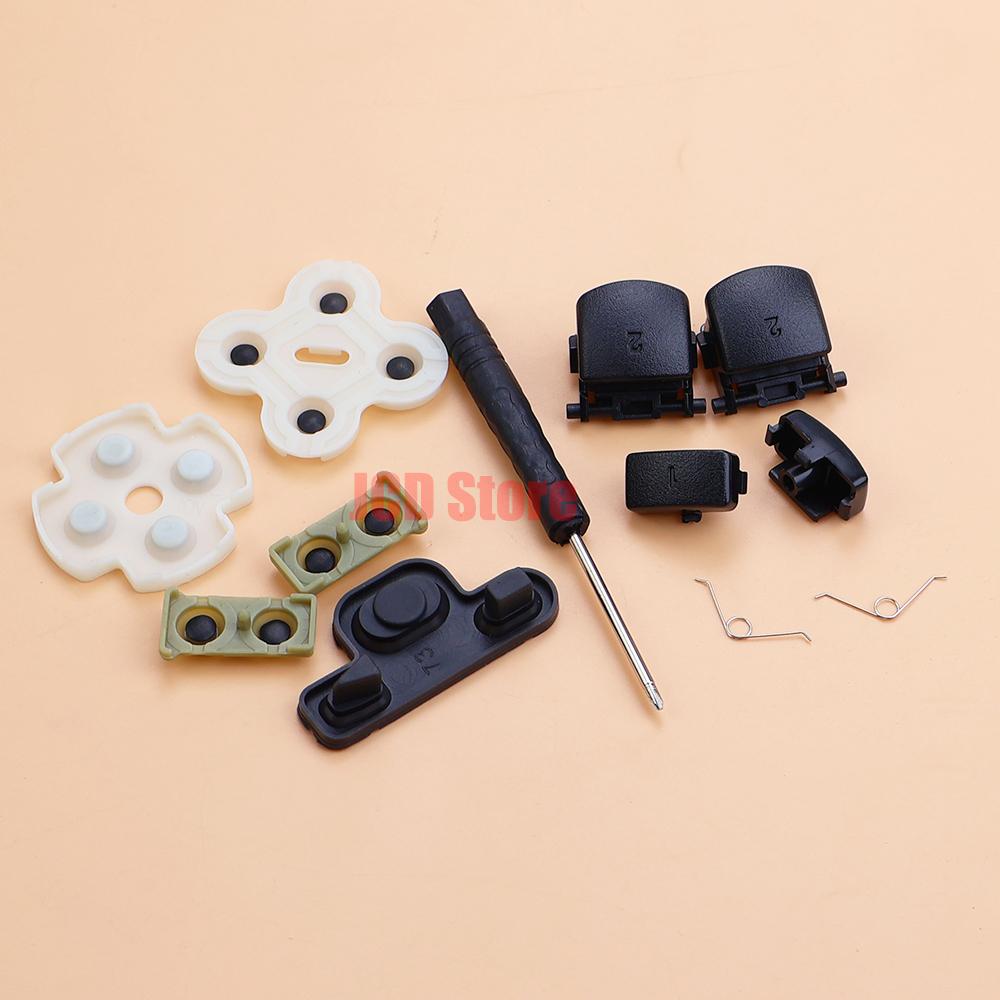 JCD For PS3 Controller L1 R1 L2 R2 Trigger Buttons Conductive Rubber Button Repair Parts ABCD
