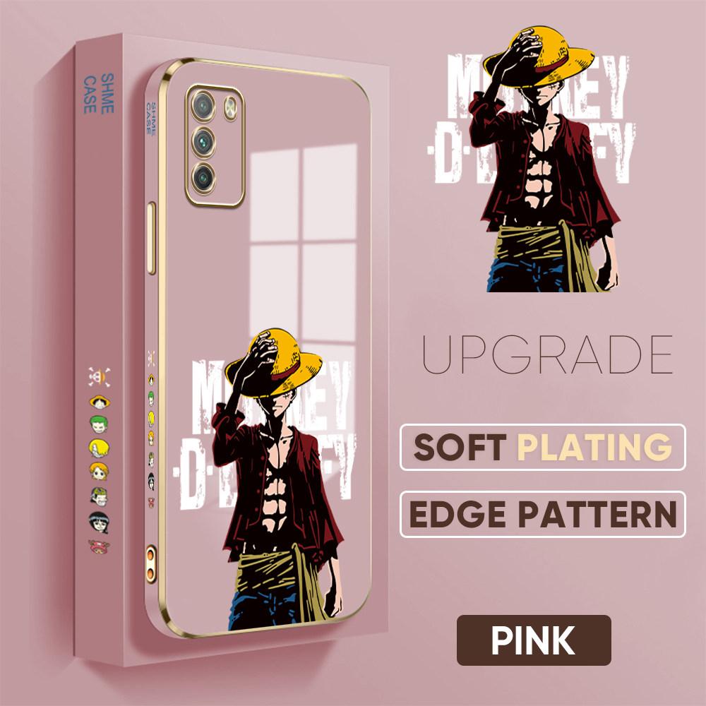 Colorful Printing Patterns Square Edge Pattern Casing Plated Phone Shell Luxury Plating Soft Phone Case for Huawei Honor Xiaomi Redmi