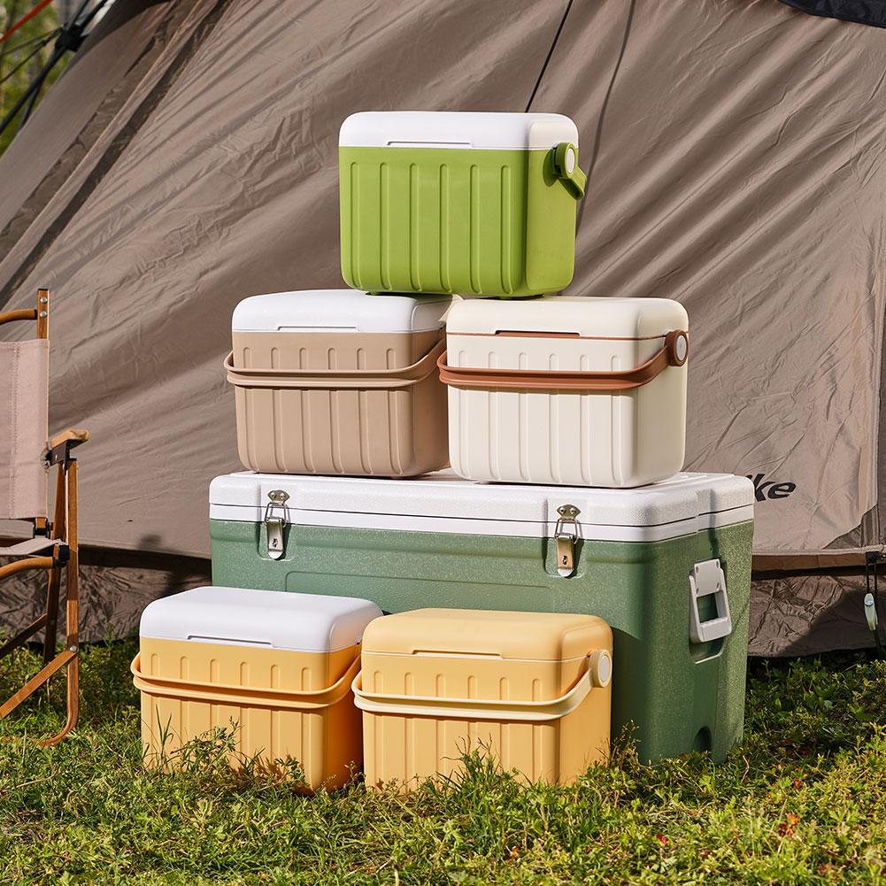 6/5L Cooler Box Portable Thermal Incubator Refrigerator Car Ice Chest Picnic Lunch Box Outdoor BBQ Camping Fishing Ice Case Box