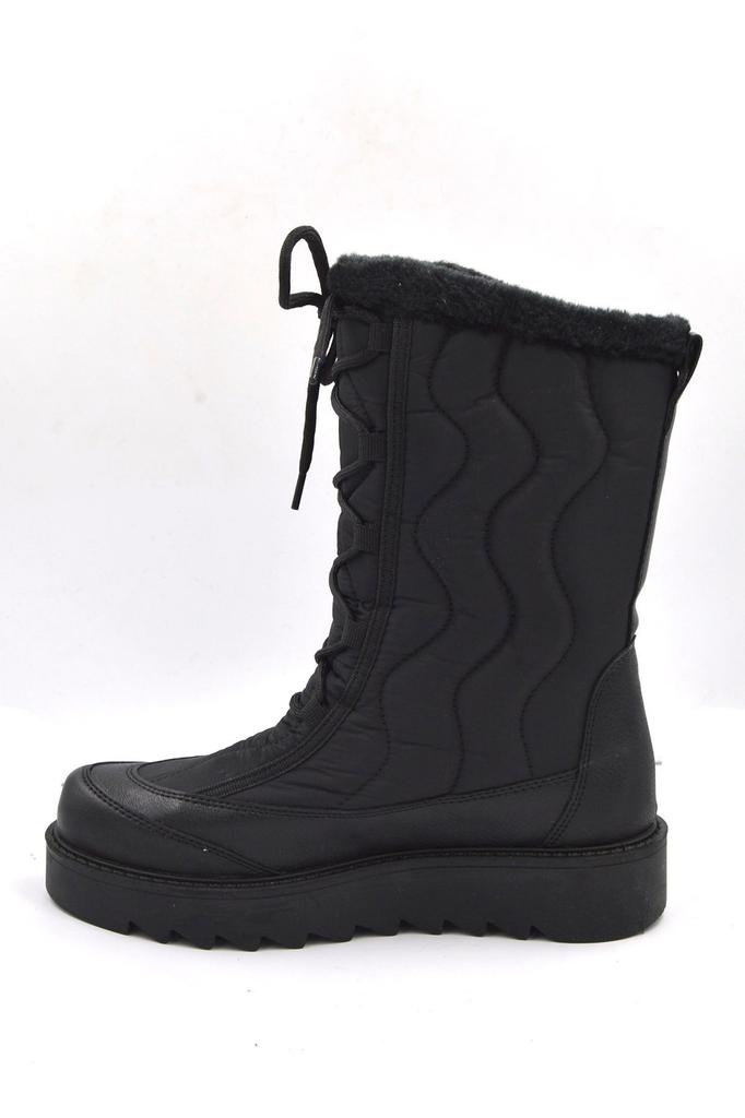 Women Modern Stylish Fashion Boots Genuine Leather Black Handmade Comfortable Casual Snow Boots