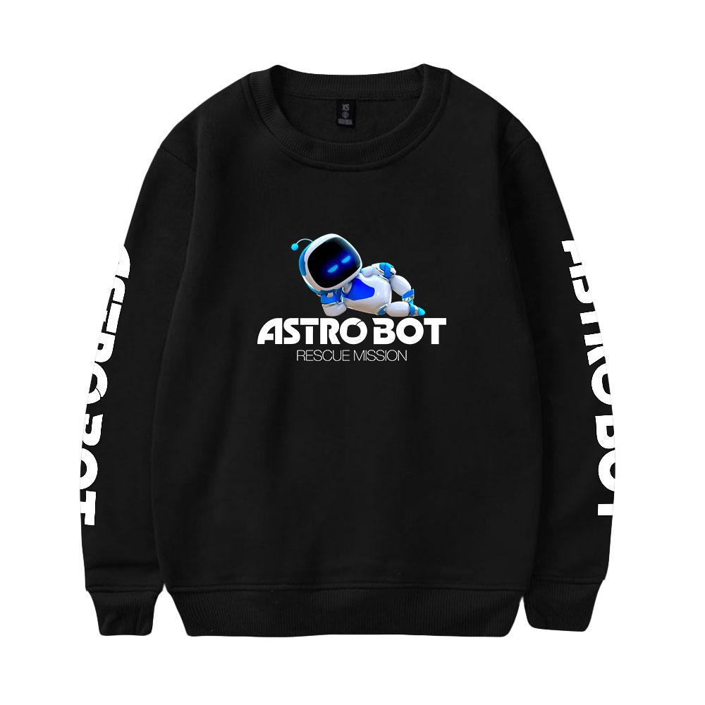 Women Men's Astro Bot Print Hoodies Round Neck Hooded Sweatshirts Man Pullover Male Top Streetwear Outdoor Tracksuit