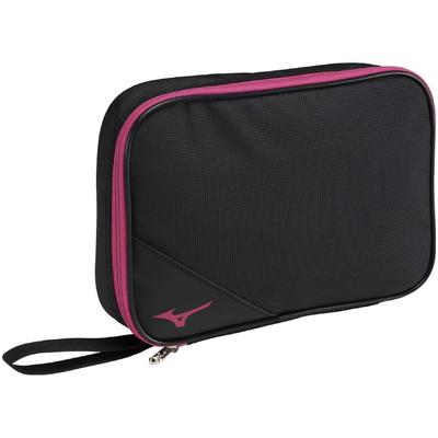 Mizuno Table Tennis Soft Case for 2 Rackets Inner 83JD3510 (with Ply) Black/Pink