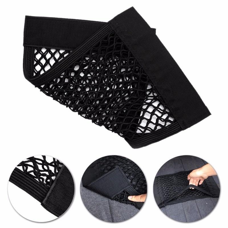 Car Back Rear Seat Elastic String Net Mesh Storage Bag Pocket Cage Organizer Luggage Holder 1pc