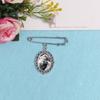 DIY Photo Glamour Lace Oval Bridal Pendant Memorial Angel Photo Party Ornaments