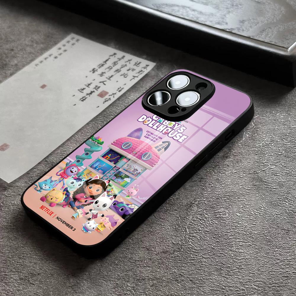 G-Gabbys Dollhouse Cute Phone Case For IPhone 16 Pro Max 15 Plus 14 Pro 12 11 13 Mini X XR XS Max 8 7 Plus SE Glass Cover