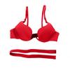 Women Sexy Fashion Front Closure Lace Hollow Racer Back Racerback Push Up Bra