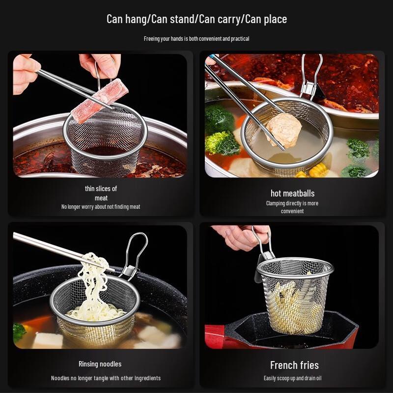 ZISIZ 304 Stainless Steel Mesh Strainer Set