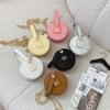 Chic Mini Round Coin Purse For Girls Modern Chain Strap Perfect For Daily Use