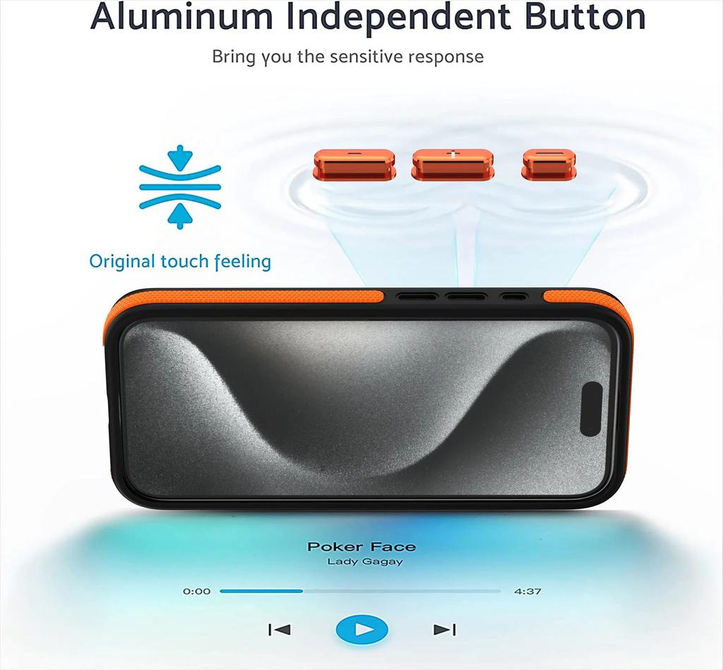 Magsafe Phone Case For iPhone 16 15 14 13 12 Pro Max Plus Metal Camera Bracket Holder Magnetic Wireless Charge Translucent Cover