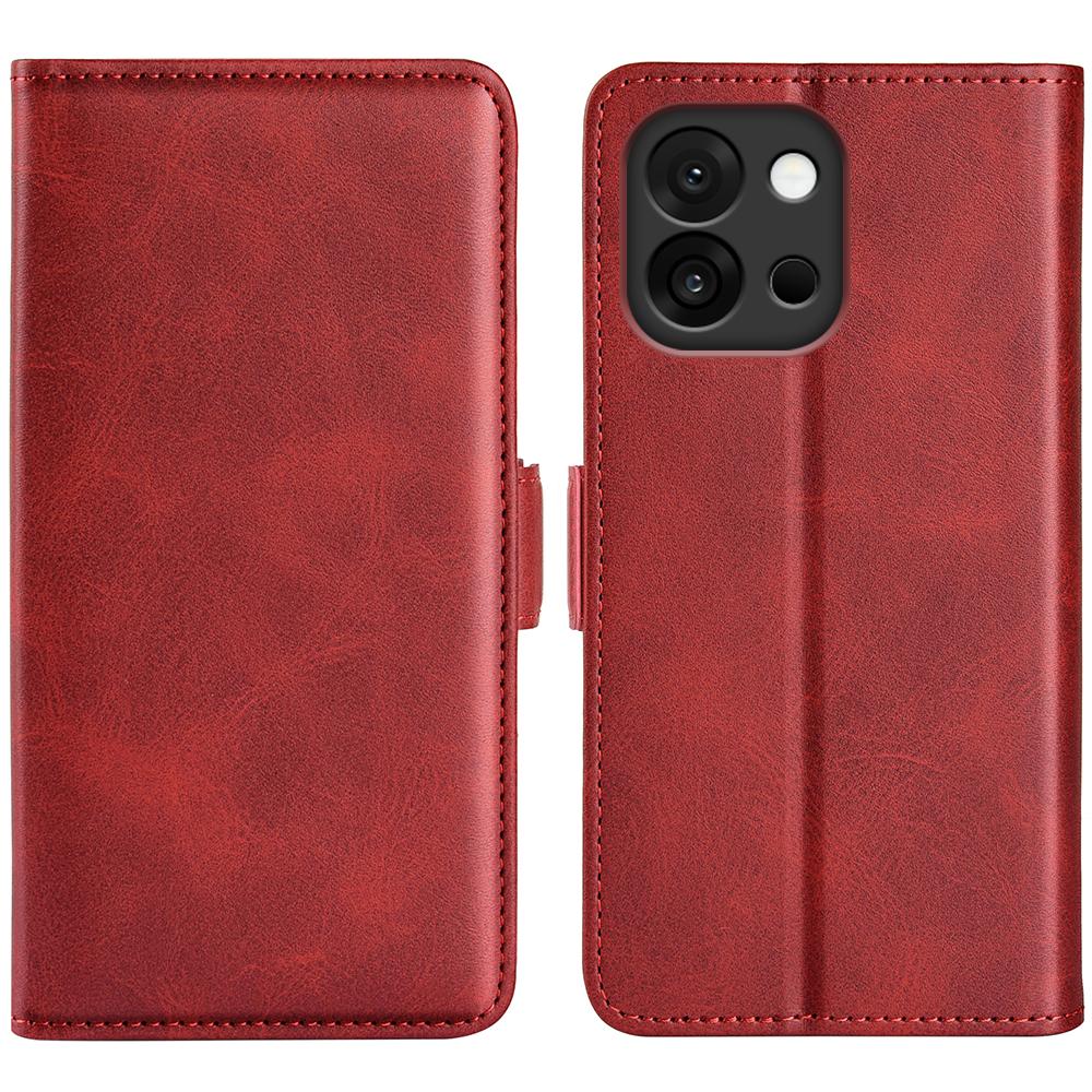 For OnePlus 13T 5G Case Calf Texture Leather Wallet Phone Cover