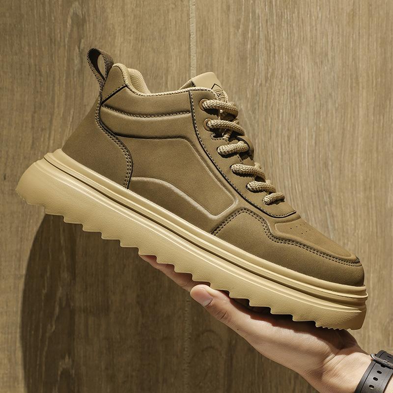 Martin boots men's winter 2024 new British style outdoor sports and leisure high-end thick-soled heightening tooling boots