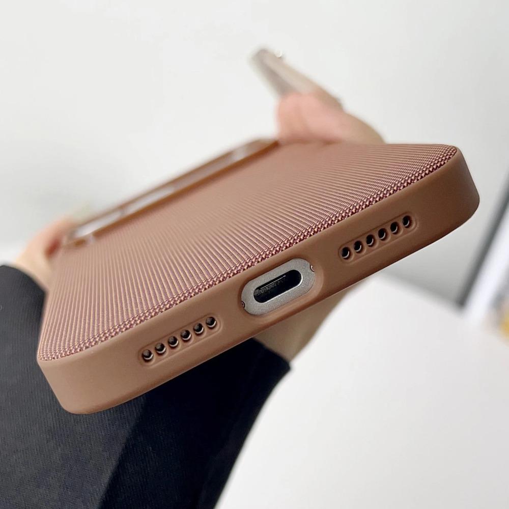 Official For Magsafe Magnetic Protect Case For IPhone 17 13 14 15 16 Pro Max 17 Air High Quality Original Technology Woven Cover