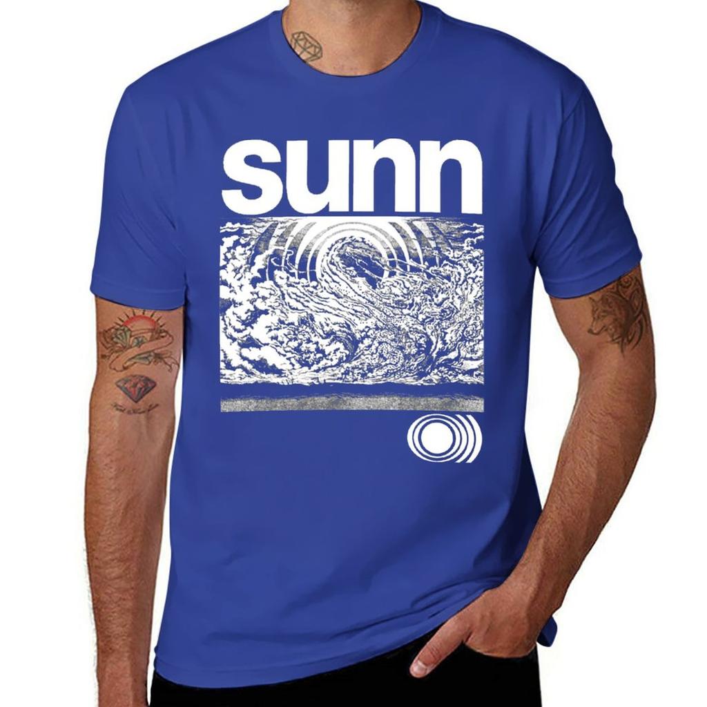 New SUNN O))) T-Shirt black cute tops mens big and tall Men Women Round Neck Short Sleeve Tees Cotton Summer Oversize  Harajuku