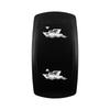 Laser-Engravable Rocker Switch Cap (No Body) - Switch Actuator Cover Replacement for 12V 24V Car Boat ATV Carling ARB Narva