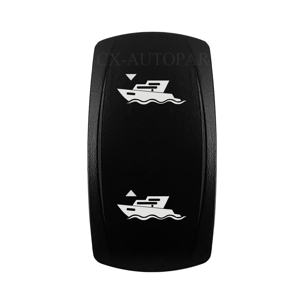 Laser-Engravable Rocker Switch Cap (No Body) - Switch Actuator Cover Replacement for 12V 24V Car Boat ATV Carling ARB Narva