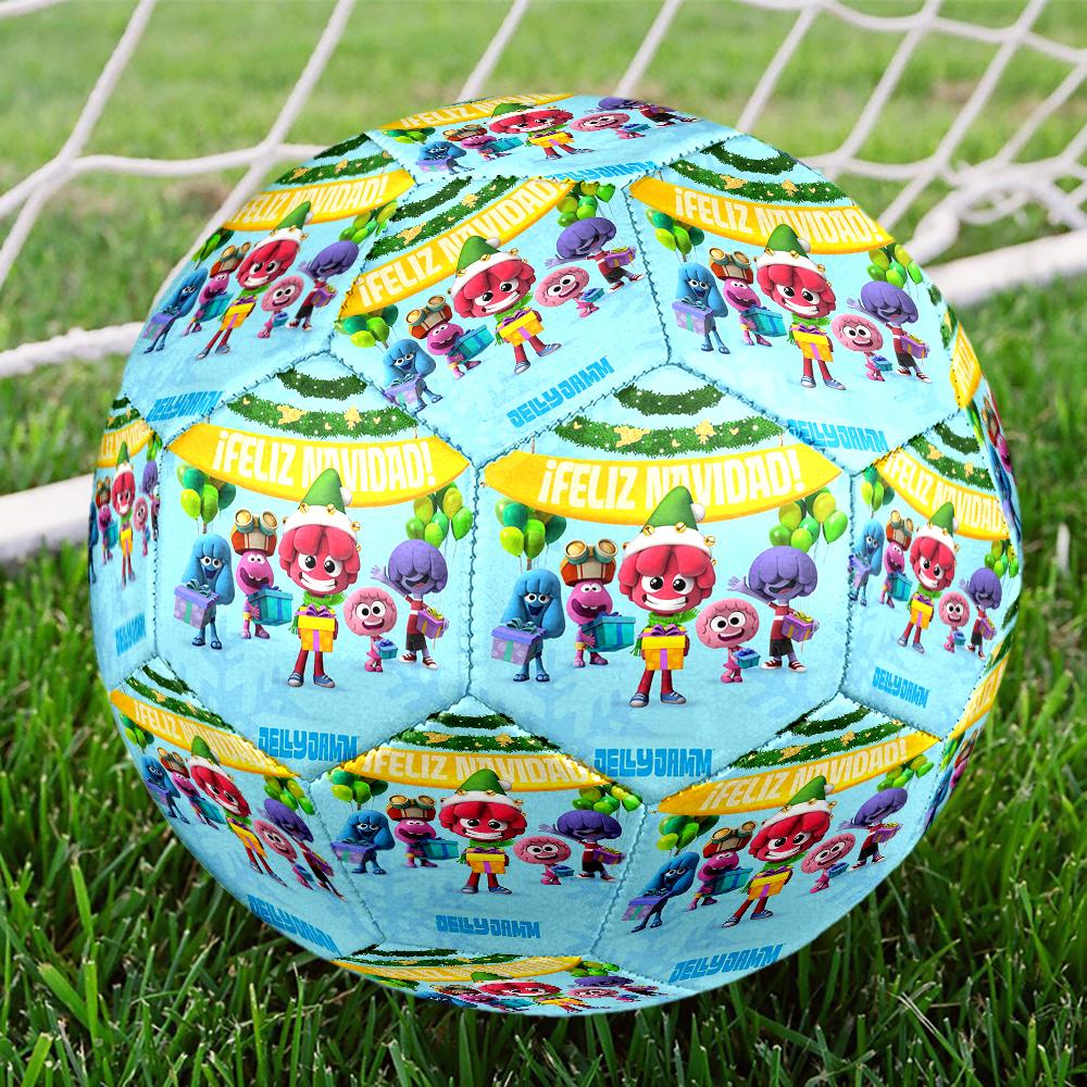 Jelly Jamm Theme Size 5 Soccer Ball, Suitable for Both Indoor and Outdoor Matches, a Gift Suitable for Everyone.