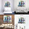 Modern Abstract Animal Art Canvas Decoration For Home Office Wall Hanging With Horses