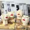 Women's Head Shape Boho Feminist Decoration Makeup Brush Storage Tube Bohemian Decoration Desktop Ornaments