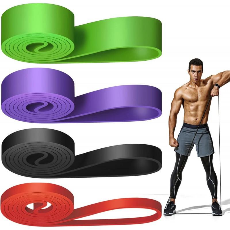 TPE Resistance Bands Training Pull-ups Squats Fitness Exercise Set