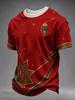 Marocco 2026 Maglia da Calcio da Trasferta Nera Verde Manica Corta Maglia da Calcio Stampa Unisex Fan Supporter Maglietta Sportiva Top