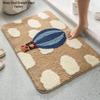 Cute Cartoon Non-Slip Bathroom Floor Mat & Toilet Door Foot Pad