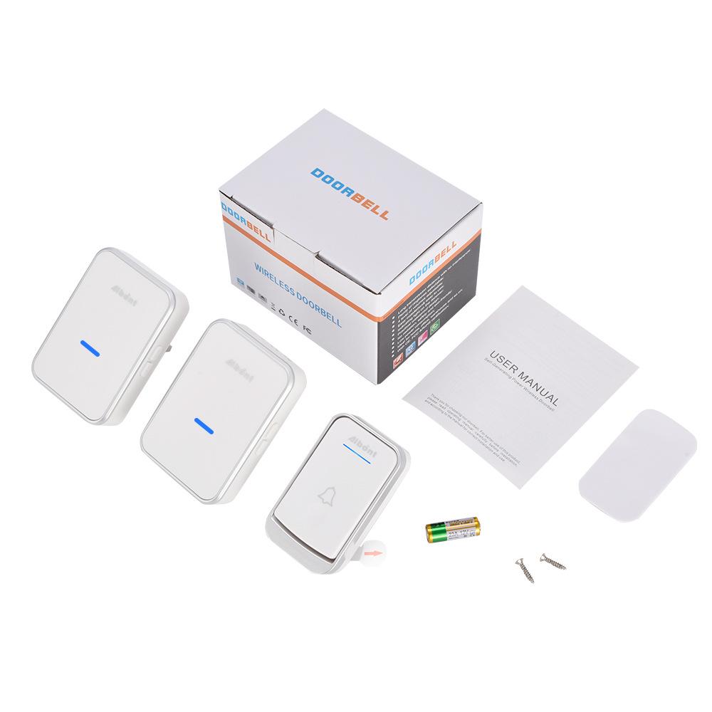 Smart Wireless Self-Powered Doorbell with UK/EU Plug - Dual Music System