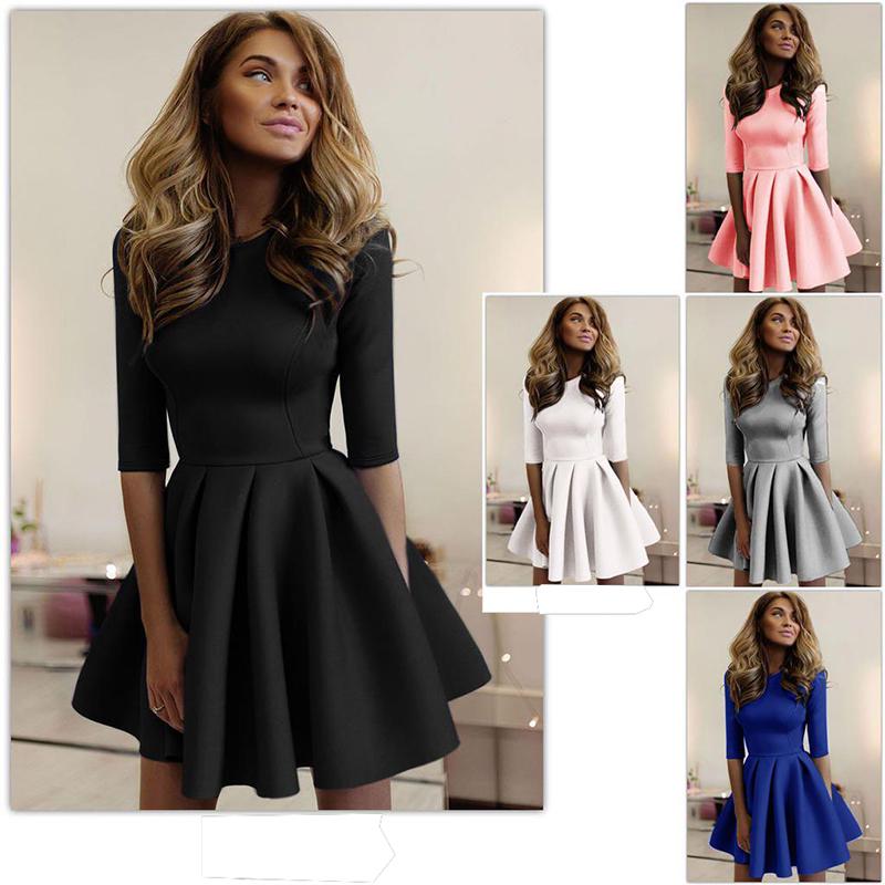 Платье с пышной юбкой до колена. Платье с юбочкой на талии. Красивые платья на вечеринку. Как называется платье юбка. Юбка короткая два волана.