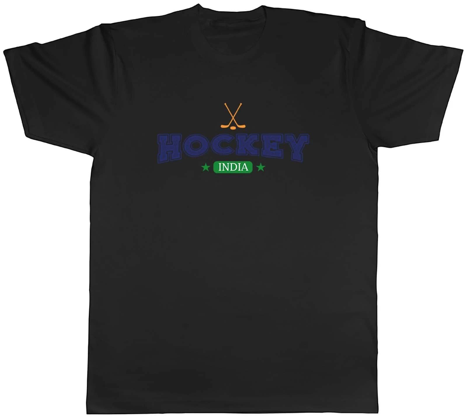 Hockey India Mens T-Shirt Supporter Fans Tee Gift XL