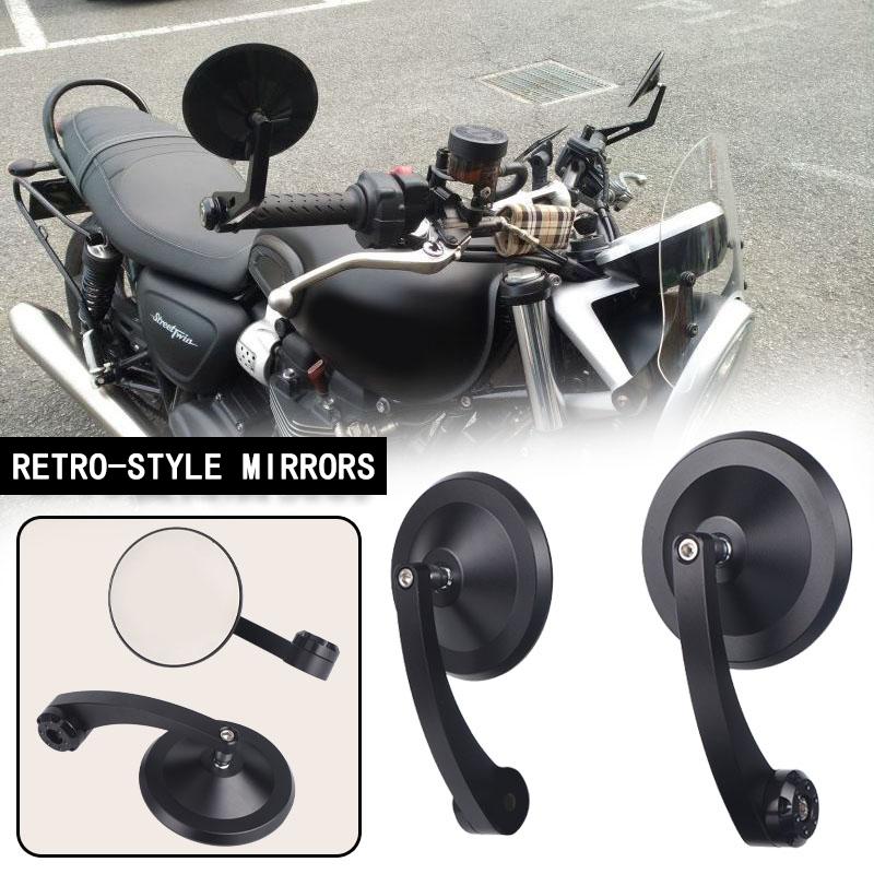 FOR Triumph Bonneville T120 T100 Trident660 Speedmaster Motorcycle Rearview Mirror Handlebar Mirror CNC Motorcycle Accessorie