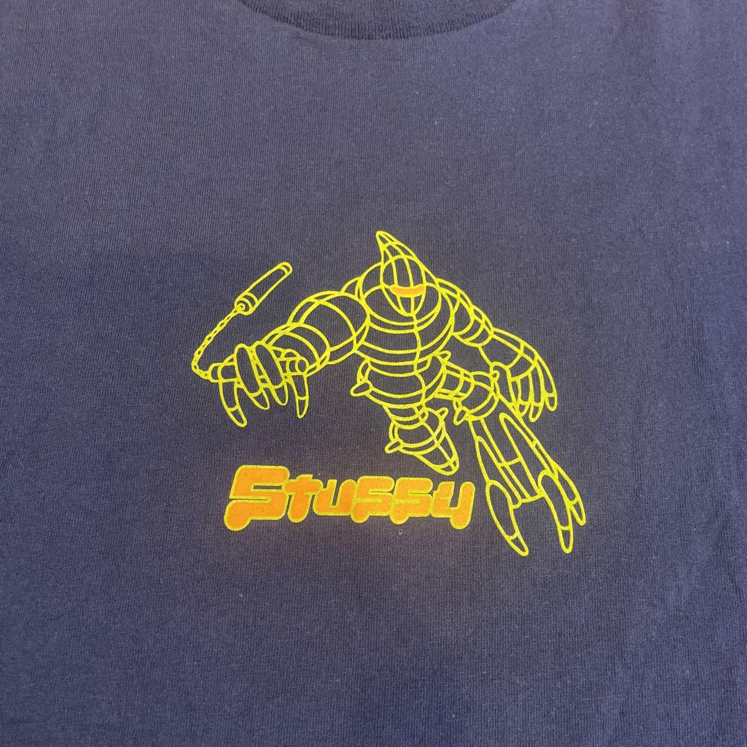 

[USED] 00s Stussy T-shirt, Made in USA, Gundam