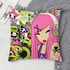 Fashion T-Tokidokis Double-Sided Printed Square Decorative Cushion Cover For Sofa Living Room Home Decor