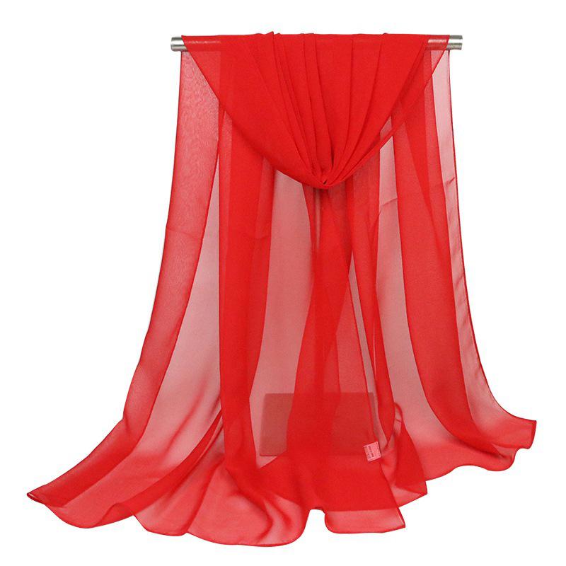 Silk Gradient Scarf for Elegant Women: Perfect for Stage, Catwalk, Dance, and Model Training.